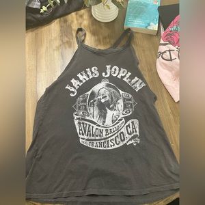 Janis Joplin medium tank gray